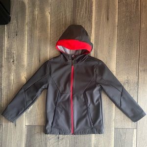 🧥💙Champion LIKE New Boy’s Gray/Red Jacket Size Medium (8-10)